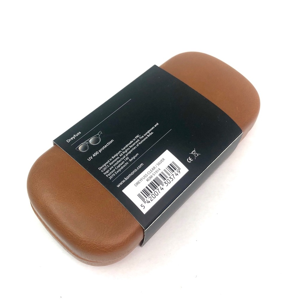 KOMONO Dreyfuss Clear/Silver Sunglasses (NEW) 🕶 - Picture 9 of 9